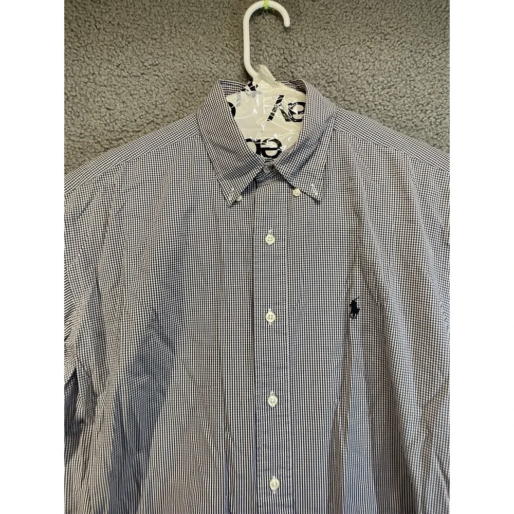 Polo Ralph Lauren shirt Blake Multicolor Striped Button Front  Pony Men's M‎
